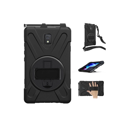 Newface Samsung Galaxy T577 Tab Active 3 Klf Amazing Tablet Kapak - Siyah