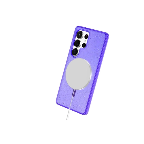Newface Samsung Galaxy S24 Ultra Klf Glow Magsafe Kapak - Mor