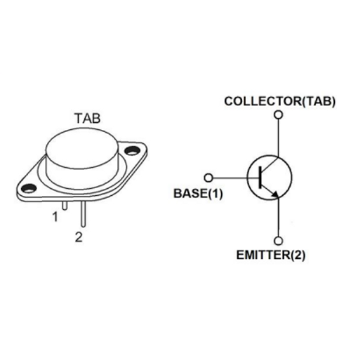 2N3055 - TO3 NPN Transistör
