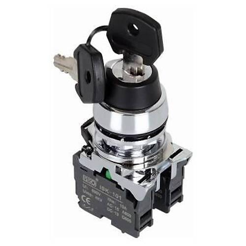 ISM-BG03  Konumlu Kilitli Metal Mandal Buton 1-0-2