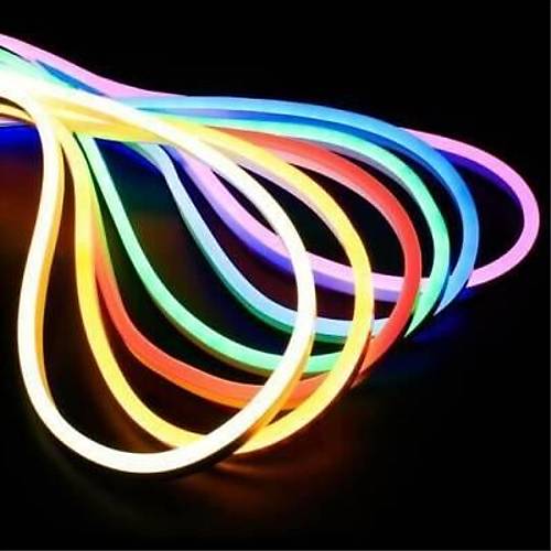 12V Esnek Neon erit Led 5 Metre - Mor