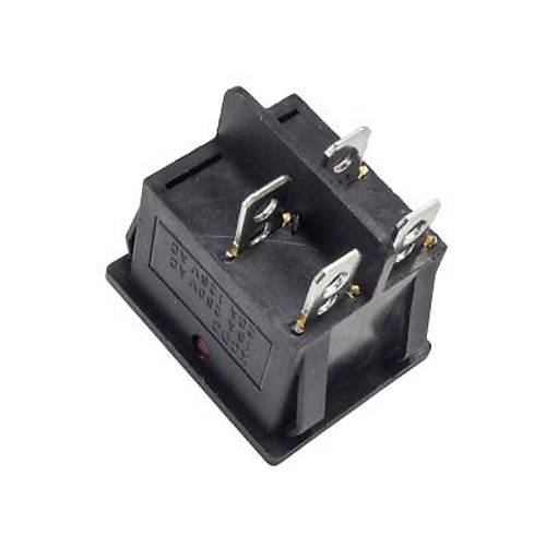 KCD4 kili Iksz ON-OFF Switch 4 Pin - Krmz
