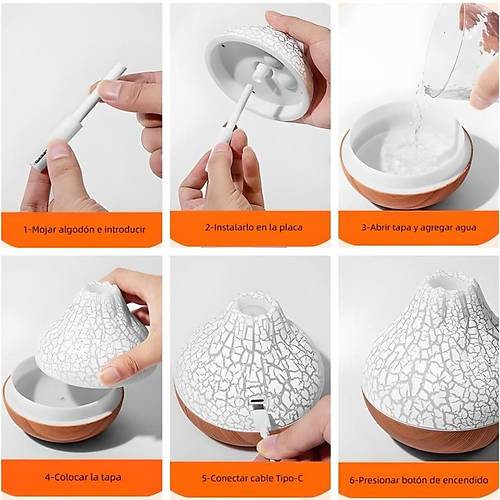 Divex Volkan Grnml Hava Nemlendirici Volcano Humidifier H-54