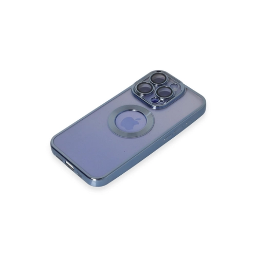 Newface iPhone 15 Pro Kılıf Slot Silikon - Sierra Blue