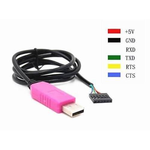 PL2303HXD 6 Pin USB-TTL Seri Dntrc Kablo