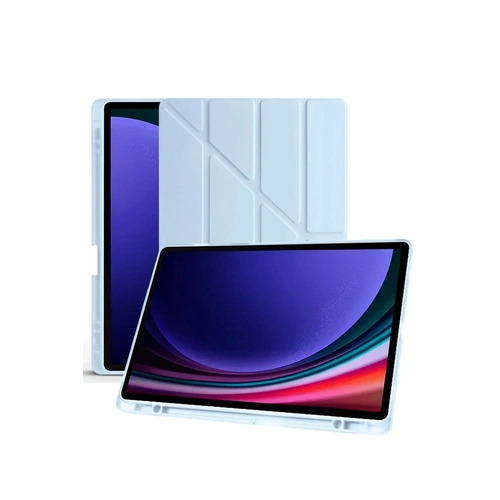 Newface Samsung Galaxy X610 Tab S9 FE Plus 12.4 Klf Kalemlikli Mars Tablet Klf - Mavi