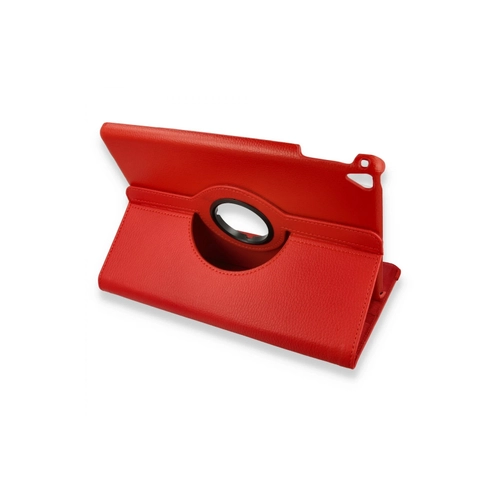 Newface iPad 4 9.7 Klf 360 Tablet Deri Klf - Krmz