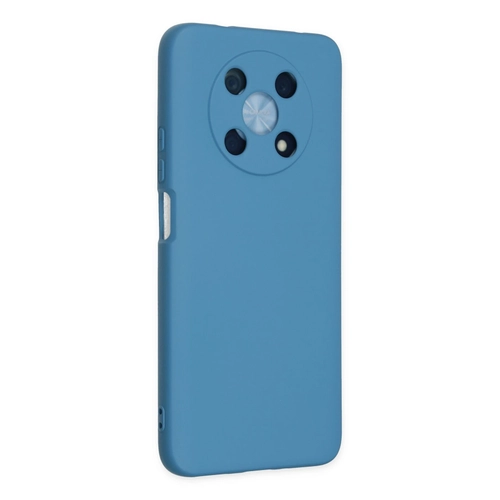 Newface Huawei Nova Y90 Klf Nano ii Kadife Silikon - Mavi