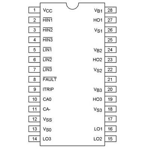 IR2130PBF DIP-28 Mosfet Src Entegresi