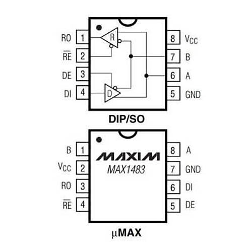 MAX1483 SMD SO8 Entegre