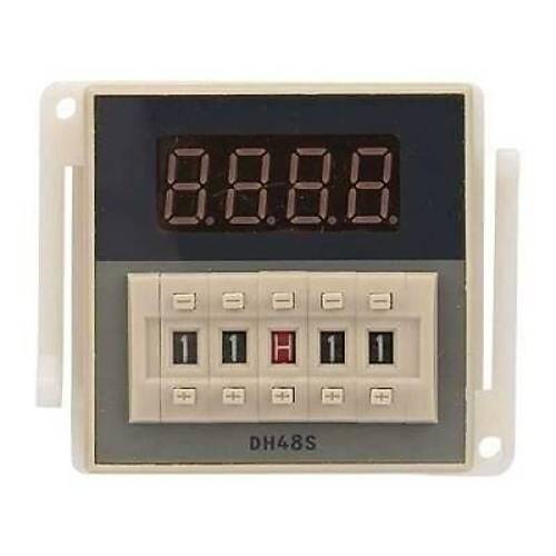 DH48S-1Z 110V Zaman Ayarl Rle Modl - Reset ve Durdurma zellikli