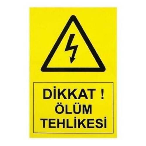 IS-T1 21*14 cm Tehlike Etiketi
