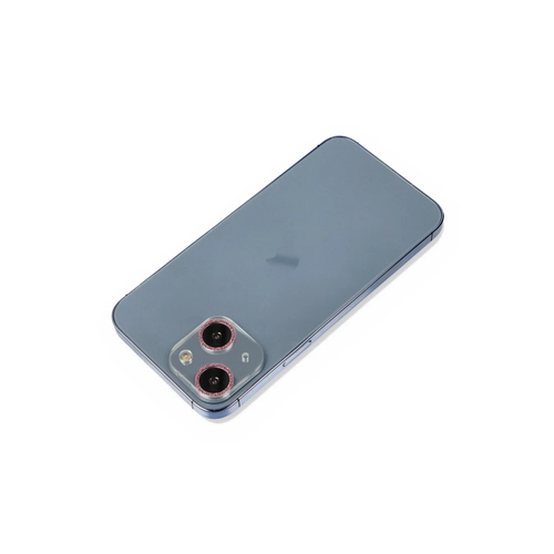 Newface iPhone 13 Shine Kamera Lens Koruma Cam - Pembe