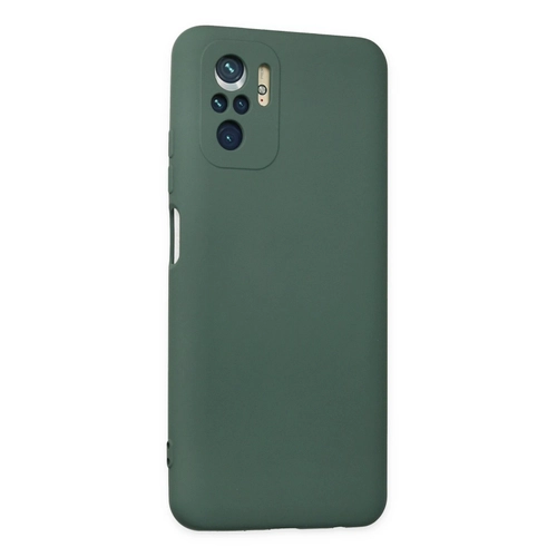 Newface Xiaomi Poco M5s Klf Nano ii Kadife Silikon - Koyu Yeil