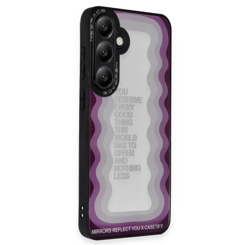 Newface Samsung Galaxy M34 5G Klf Mirror Desenli Kapak - Mirror - 5