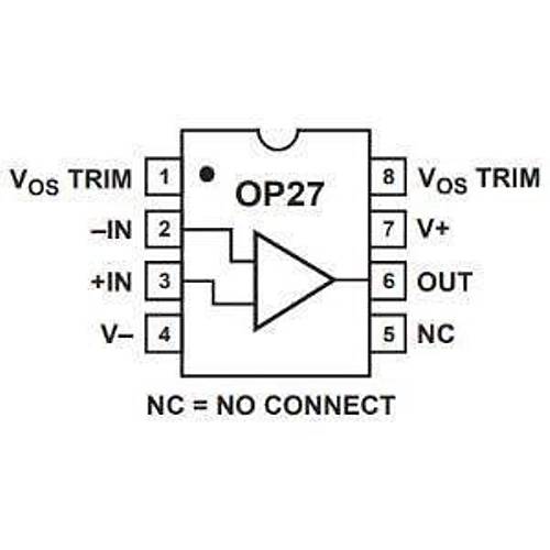 OP27G DIP-8 Ses Amplifikatör Entegresi