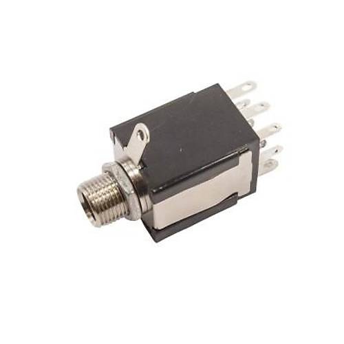 6.3mm Stereo Jack Dişi Şase - Kare Tip