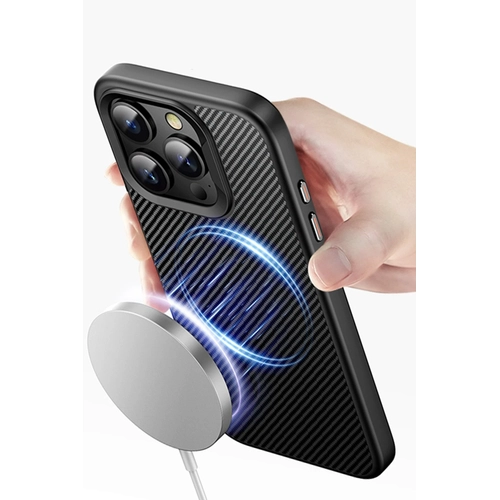 Joko iPhone 14 Pro Dart Karbon Magsafe Kapak - Siyah