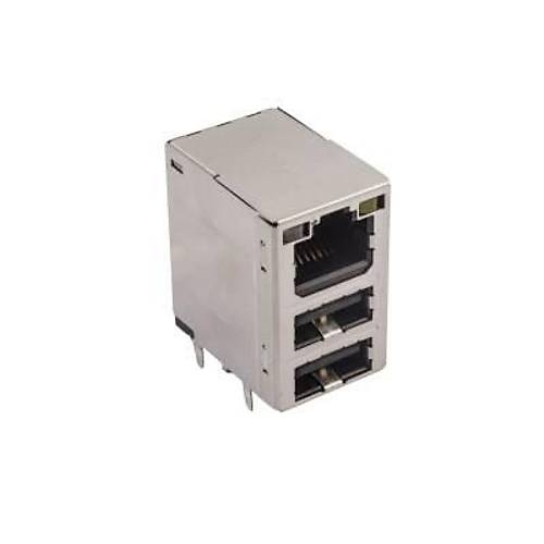2xUSB-A 2.0 Dii - 1xRJ45 Dii Ethernet Port PCB Tipi