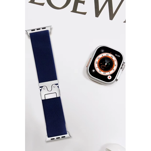 Newface Apple Watch 42mm Forest Kuma Kordon - Lacivert
