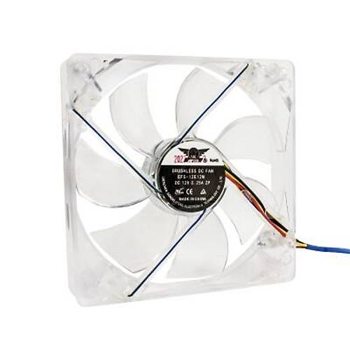 120x120x25mm 12V 0.25A Fan 3 Kablolu - effaf