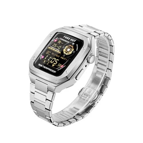 Newface Apple Watch 45mm Metal Petek Kasal Kordon - Gm