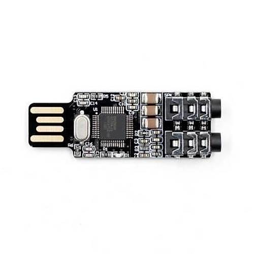 VHM-303 USB Hoparlr Mikrofon Ses Giri Kart