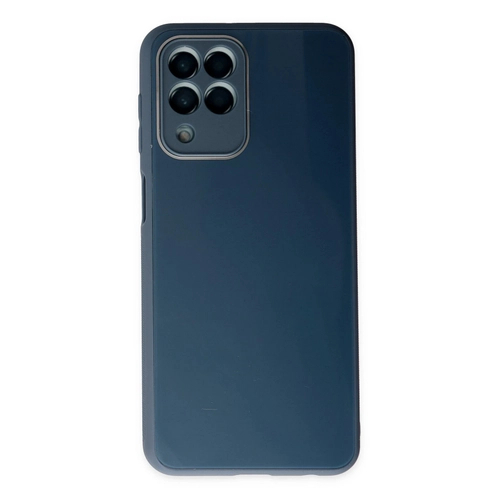 Newface Samsung Galaxy M33 Klf Glass Kapak - Mavi