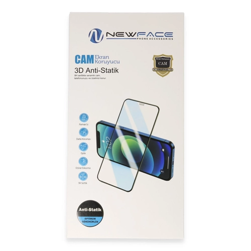 Newface Samsung Galaxy A32 3D Antistatik Cam Ekran Koruyucu