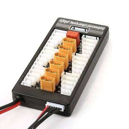 XT60 LiPo Paralel Şarj Kartı (XT60 Beslemeli)