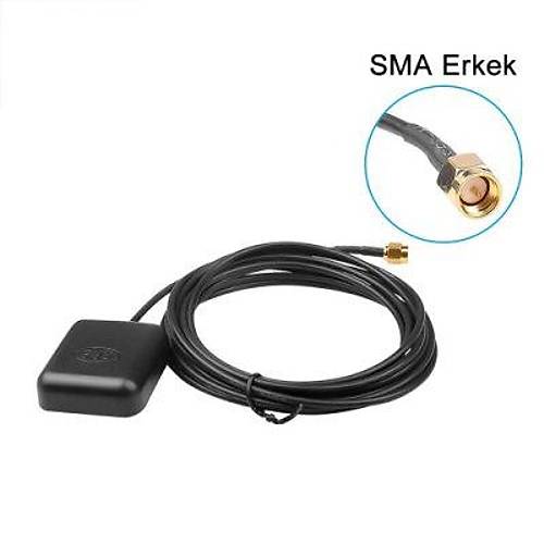 Harici GPS Anteni 1575.42 MHz - SMA Erkek