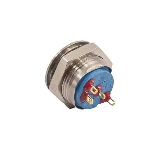 19mm Dz Mavi Ikl Yayl Metal Buton - AV9SLD248