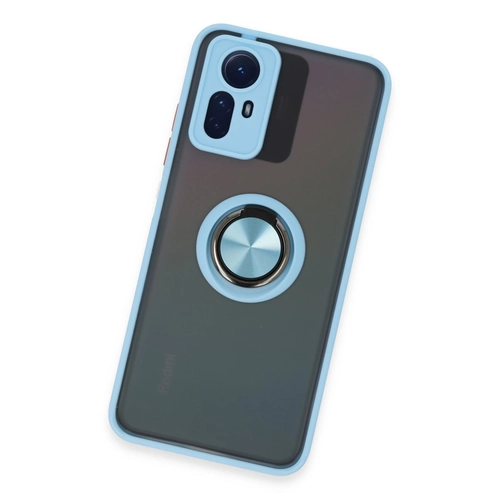 Newface Xiaomi Redmi Note 12S Klf Montreal Yzkl Silikon Kapak - Buz Mavi