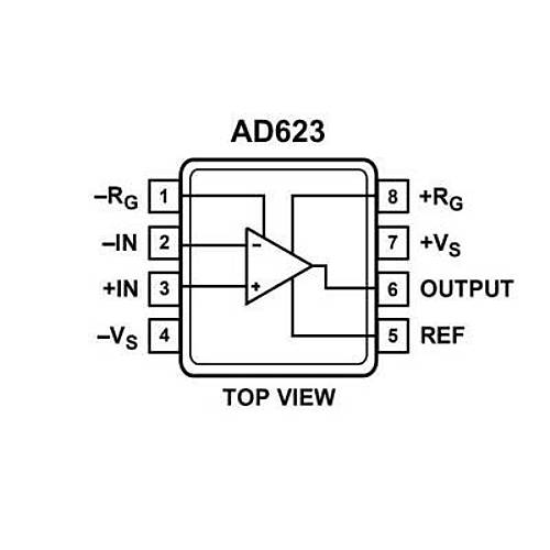 AD623A SOIC-8 Smd OpAmp Entegresi