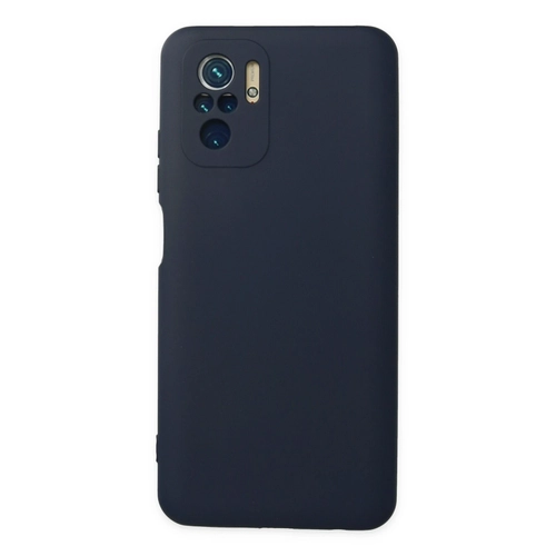 Newface Xiaomi Redmi Note 10 Klf Nano ii Kadife Silikon - Lacivert