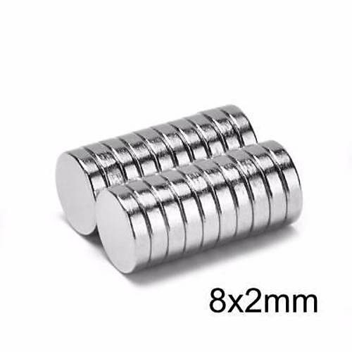 8X2mm Neodyum Gl Mknats - Neodim Magnet