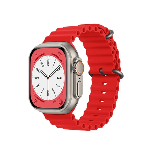 Newface Apple Watch 38mm Ocean Kordon - Krmz
