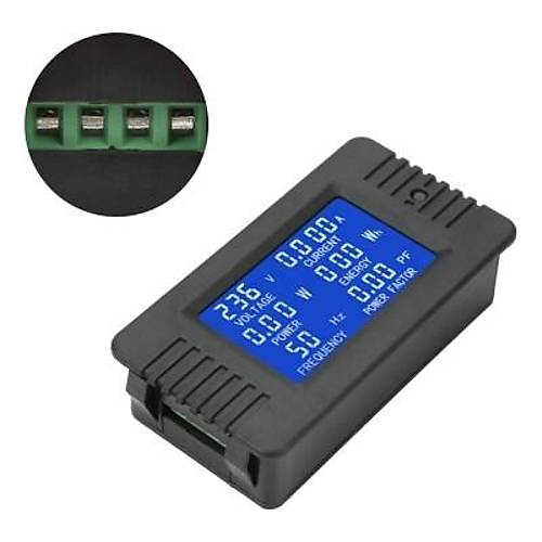 PZEM-022 100A AC Dijital G Monitr + Ayrlabilir CT
