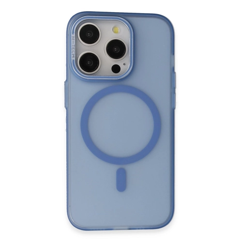 Joko iPhone 14 Pro Frost Standl Magsafe Kapak - Sierra Blue