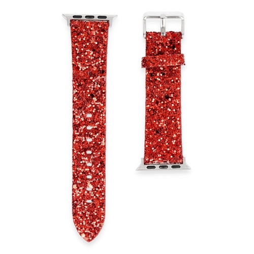 Newface Apple Watch 38mm Starry Tal Kordon - Krmz
