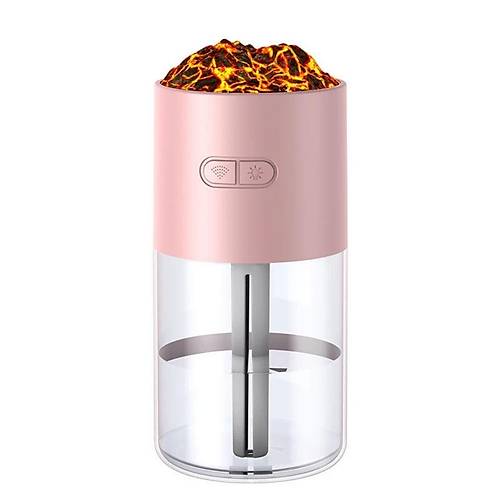 Divex Yanarda Grnml Hava Nemlendirici Volcano Humidifier Pembe H-42