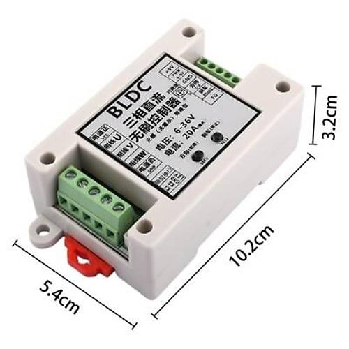 ZS-X14 DC 6-36V 20A BLDC 3 Fazl Frasz Motor Src