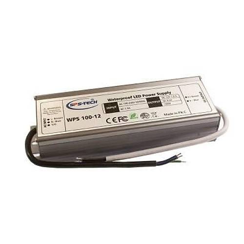 12V 8.3A Su Geirmez G Kayna - LED Driver