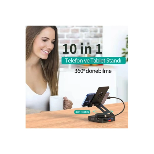 Newface Dntrc 10in1 Hub 116 - Gri