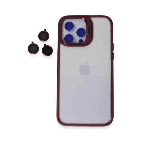 Joko iPhone 13 Pro Max Klf Roblox Lens Standl Kapak - Bordo
