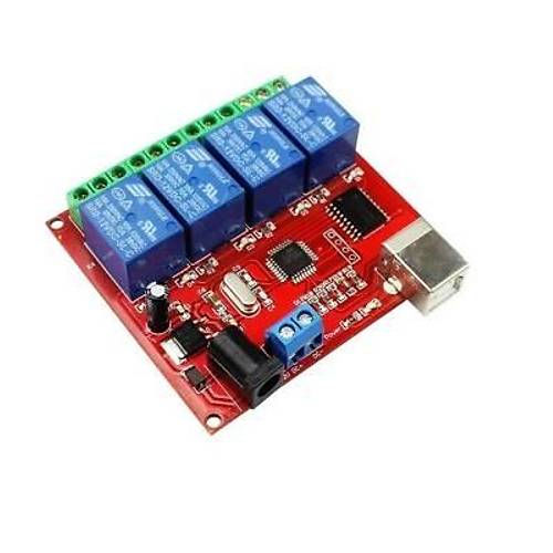 12V 4 Kanall USB Rle Kontrol Kart
