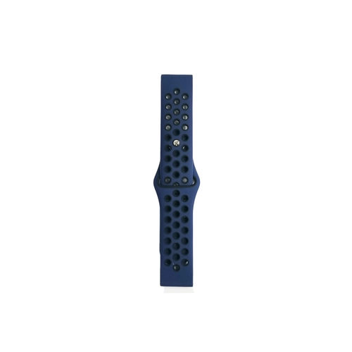 Newface Watch 22mm Spor Delikli Kordon - Lacivert-Siyah