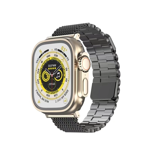 Newface Apple Watch 42mm Ascend Metal Kordon - Gri
