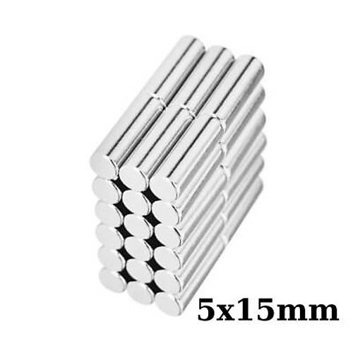 5x15mm Neodyum Gl Mknats - Neodim Magnet