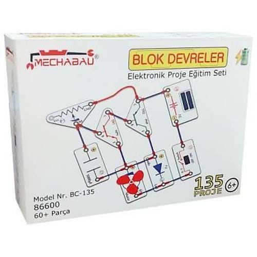 Blok Devreler Elektronik Eitim Seti - 135 Proje